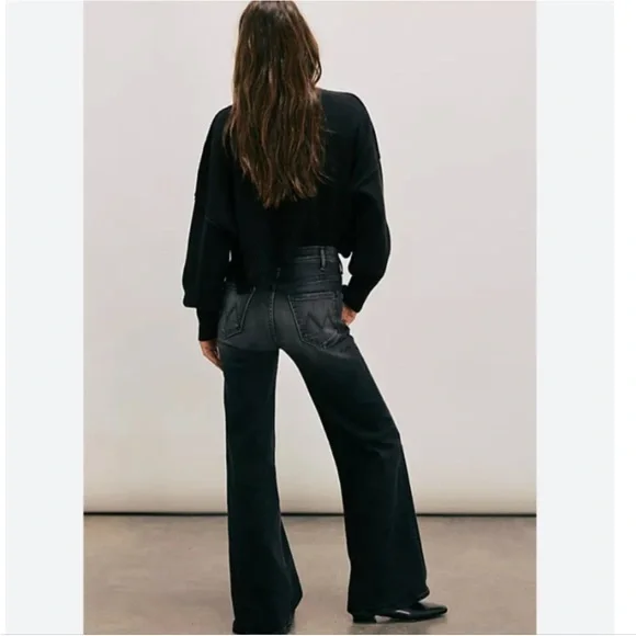 MOTHER The Lil Hustler Roller Sneak Flare In Not Today Satan Size 29P - Picture 2 of 16